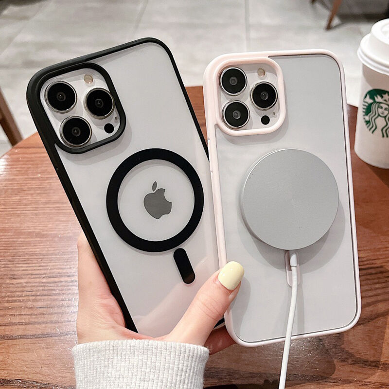 MagSafe iPhone15Promax/15proケース クリア シンプル iPhone