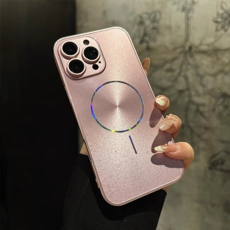 キラキラ iPhone16Pro/16plusケース 耐衝撃 Magsafe対応 iPhone15promax/14/13proカバー 高級感 全面保護 贅沢 存在感抜群[M5411]