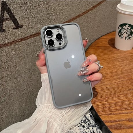 iPhone15/15Proケース クリア 高透明 黄ばまない 金属レンズ枠  頑丈 for iPhone12/13/14カバー オシャレさんにおすすめ[M3503]