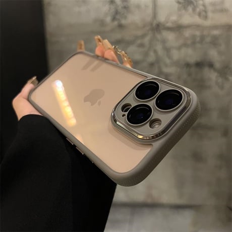 滑り止め加工 iPhone16pro/15promaxケース  高透明 黄ばまないアイフォン14Promax/13/12proカバー カメラ保護 高品質[M3676]