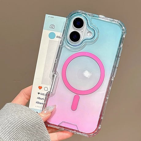 耐衝撃 MagSafe対応 iPhone16pro/16promaxケース 三重構造 頑丈 iPhone15pro/14promax/13/12カバー 黄ばまない 耐久性ある [M5046]
