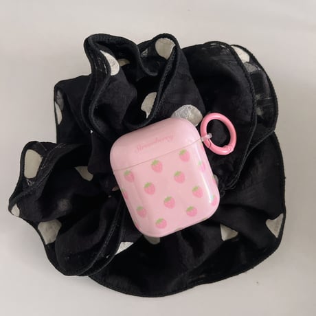 Girlsファッション Airpods 4ケース 韓国風 イチゴ/サクランボ Airpods3/Pro2ケース airpodsproカバー 可愛い 女子力高い [M5368]