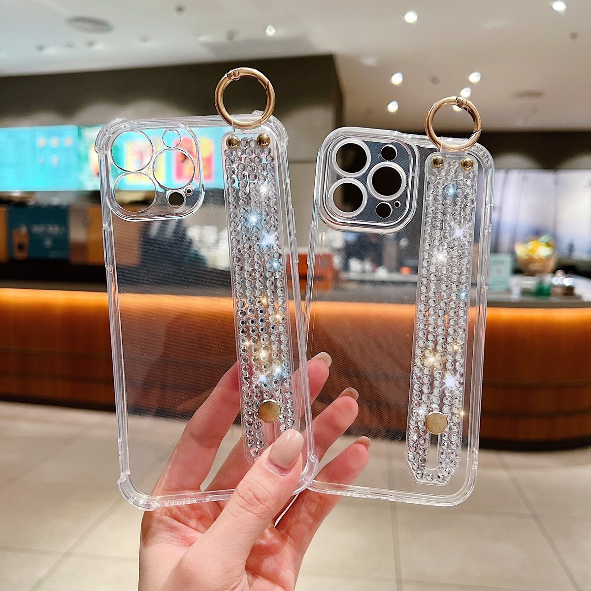 iPhone キラキラ デコ電 デコケース iPhone14 12mini iphone14 豪華ケース キラキラ デコ電 綺麗 香水瓶 ピンク