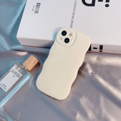 波紋枠 iPhone15/14proケース 落下防止 アイフォン13/12/11pro透明カバー 全面保護 使いやすい 軽量[M2842]