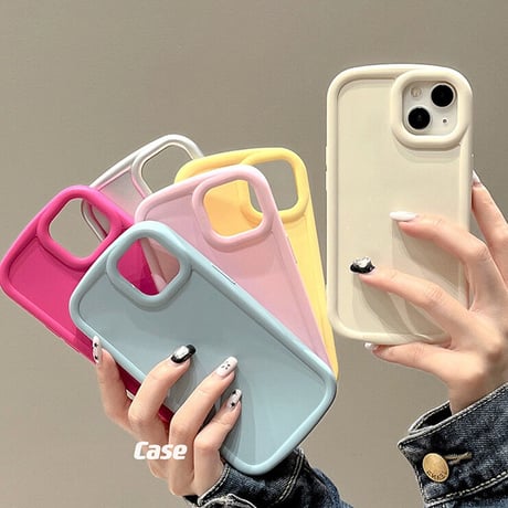 シンプル無地 iphone14/15ケース  シリコン製 アイフォン12/11カバー  かわいい 使いやすい お揃い 指紋防止[M3147]