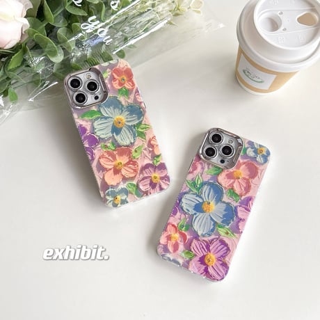 花柄 アイフォン15/15proケース 春夏コーデ iphone14pro/13/12promaxカバー キラキラ  人気 可愛い[M4108]