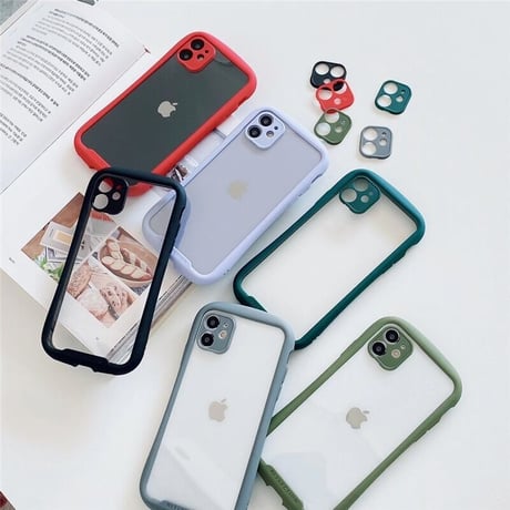 耐衝撃 透明iphone11/12promaxケース  SE2/XSカバー  持ちやすい軽量クリアスマホケース 耐久性頑丈M328