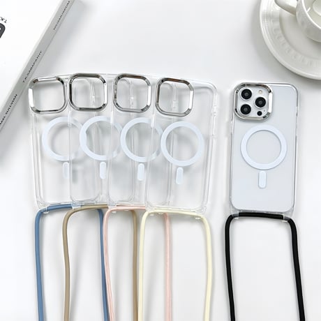 MagSafe クリア iPhone15/15proケース 黄ばまない iPhone14promax/13/12カバー 耐久性あり 便利 落下防止[M4249]