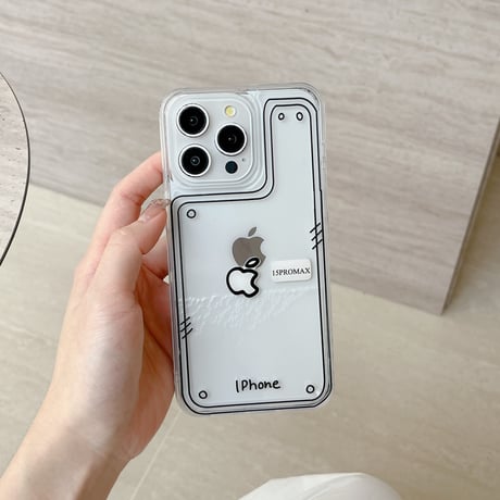 動くパンダ/アップル iPhone15/15proケース 液体入り アイフォン14プロ/13/12mini/11カバー 面白いギフト[M4544]