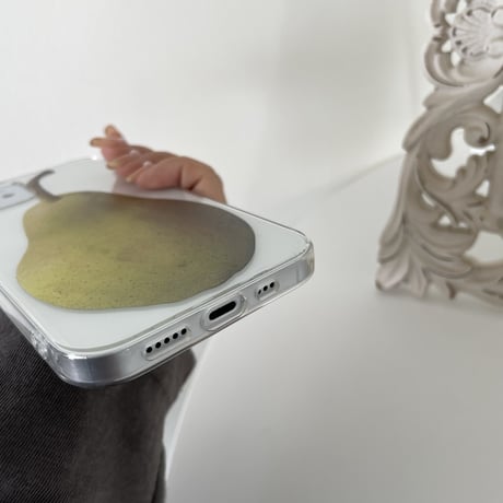 梨柄  iphone14/13/11/12proケース ナシ   iphonexr/se2カバー  果物のクリアケース  可愛い便利 M628