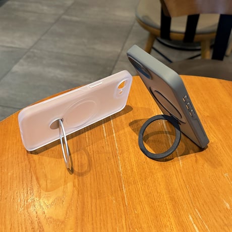 iPhone16eケース 高品質多機能 Magsafeリングスタンド iPhone16Promax/15pro/14ケース 指紋防止 黄ばまない 耐衝撃 男女向け  [M5135]