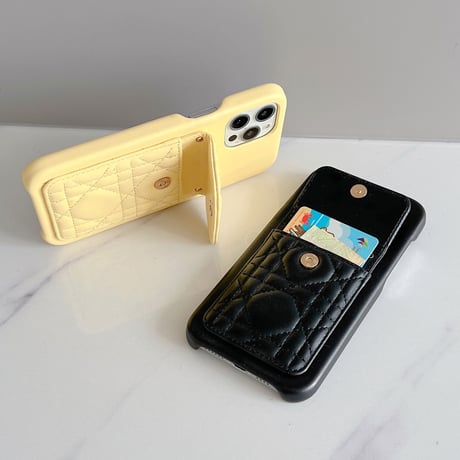 カード収納 レザー iphone14/13promaxケース シンプル風 アイフォン12/11promaxカバー 便利 スタンド機能あり [M2183]