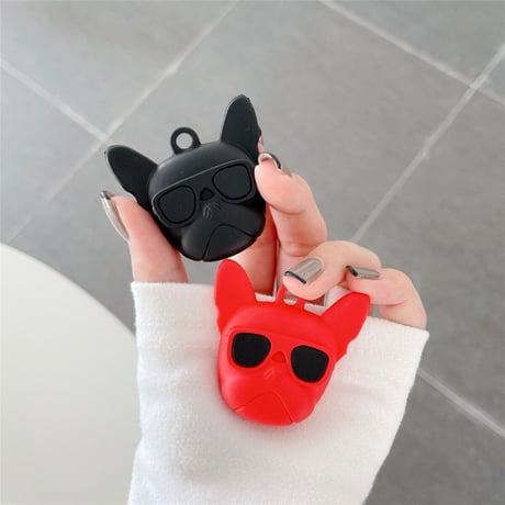 ブルドッグ AirTag ケース  キュート猫の爪 ベル エアタグ保護カバー 高品質ソフトケース  紛失防止M502