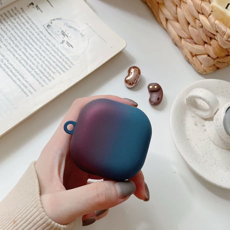 グラデーションカラー ギャラクシーバッズライブケース galaxy buds+ケース 芸能人ファッションgalaxy buds live保護ケースGB2
