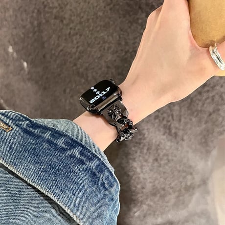 Apple watch series10/9  バンド オシャレ アップルウォッチseries 8 7 6 5 4 3 2 SE Ultra  トレンドファッション 高級感たっぷり[M4595]