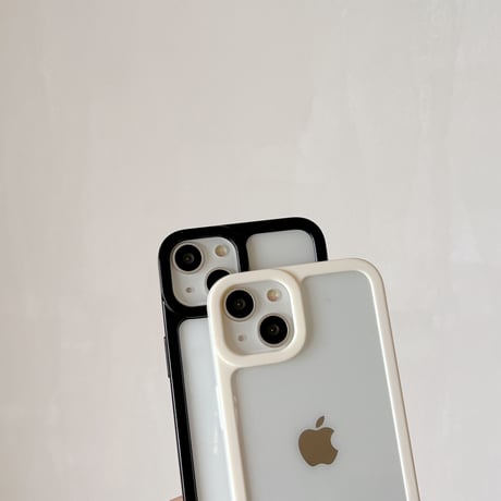 頑丈黄ばまないiphone14/13proケース 透明 アクリル素材 アイフォン12/11カバー  カラー枠 お揃い 男女向け 持ち運びやすい[M2942]