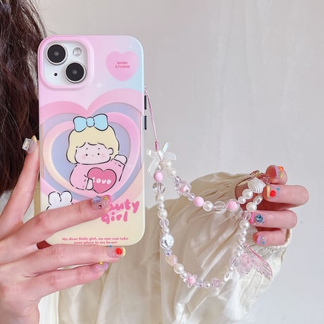 人魚姫スマホストラップ   可愛い キラキラ  おしゃれ  ハンド携帯ストラップ  女子力アップ  落下防止  全機種対応  頑丈[M2891]