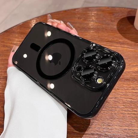 黄ばまない Magsafe対応 iPhone15/15Proケース 全面保護 iPhone14/13/12proカバー 高級感 高透明 頑丈 [M3962]