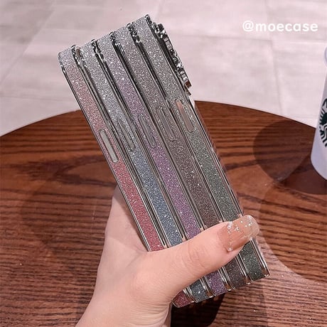 キラキラ iPhone15/15plus/15proケース オシャレ ラメ入り iPhone14/13proカバー  カメラ保護カバー付 綺麗 女子力アップ [M3560]