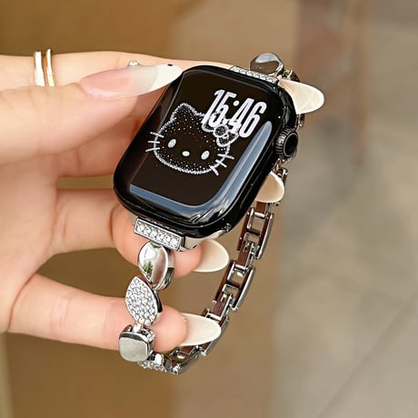 ダイヤメタル  AppleWatchバンド オシャレシック AppleWatchベルト Series 11/10/9/8 SE3/2  Ultra3/2/1 高級感高品質[M6269]
