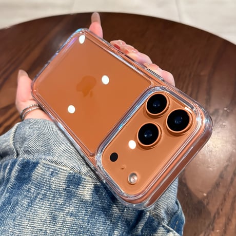 高透明 iPhone17ProMax/17Proケース ブルー/オレンジ/シルバーに合う iPhone17/Air/16/15カバー 黄ばまない 耐衝撃[M5844]