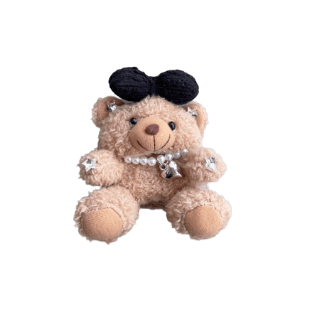 クマぬいぐるみ Airpods4/3/Pro2ケース  もこもこ エアーポッズケース 柔らかい 手さわりいい プレゼントにおすすめ[M3785]