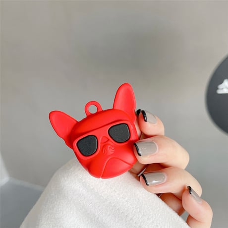 ブルドッグ AirTag ケース  キュート猫の爪 ベル エアタグ保護カバー 高品質ソフトケース  紛失防止M502