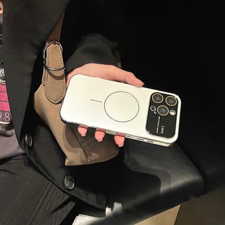 耐衝撃耐久性 iPhone17pro/16promaxカバー レンズ保護 Magsafe対応 iPhone15pro/14/13カバー 丈夫 高級感 [M5372]