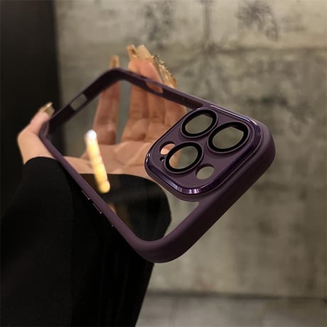 滑り止め加工 iPhone16pro/15promaxケース  高透明 黄ばまないアイフォン14Promax/13/12proカバー カメラ保護 高品質[M3676]