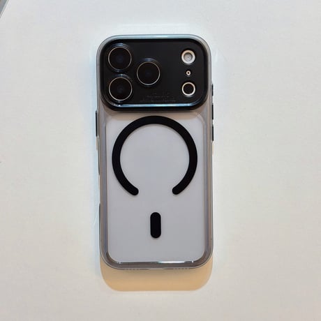 レンズカバー2つ iPhone17/17Proケース MagSafe対応 iPhone17Promax/16Pro/15Proケース 指紋防止 耐衝撃頑丈[M6109]