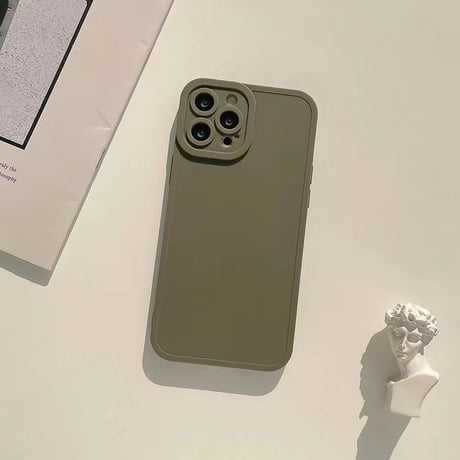 無地シンプル iphone14/13miniケース  高級感 淡色 iphone12pro/11カバー  高品質  頑丈 7色お揃い 全面保護 [M1916]