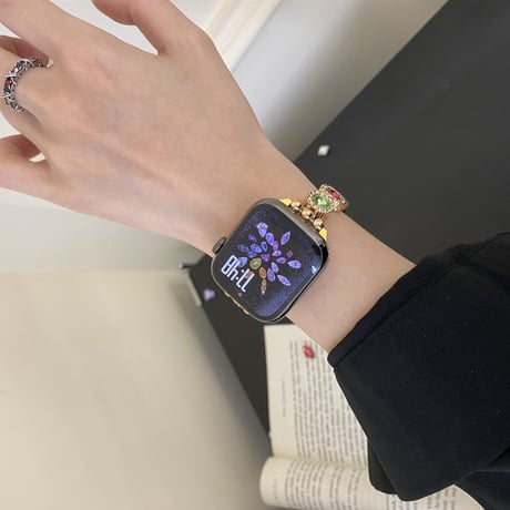 キラキラダイヤ AppleWatchバンド 綺麗 金属 アップルウォッチバンド Series10/9 Ultra series8 7 6  2 SE SE2 高品質 セレブ愛用[M5644]