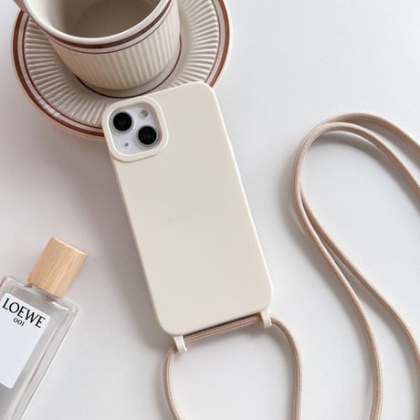 長いストラップ付 iphone13/12promaxケース  シンプル iphone11pro/se3カバー  高品質 お揃い 手触りいい シンプル  [M1876]