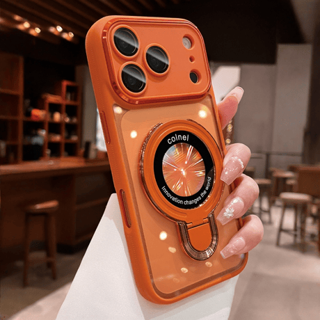 高品質多機能 iPhone17pro/17ケース MagSafeリングスタンド iPhone16promax/15/14/13proカバー 滑り止め加工 黄ばまない[M6328]