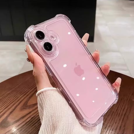 ラベンダー/ミストブルー/セージ iPhone17ケース 四隅耐衝撃 iPhone17Pro/16Promax/15ケース クリア レンズ保護 [M6094]