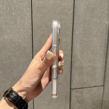 キラキラ iPhone17/16Proケース 透明 iPhone15plus/14pro/13カバー シンプル風 軽量 取り外しが簡単[M4923]