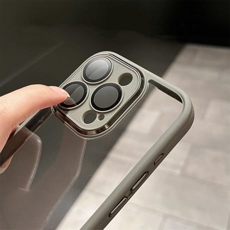 滑り止め加工 iPhone16pro/15promaxケース  高透明 黄ばまないアイフォン14Promax/13/12proカバー カメラ保護 高品質[M3676]