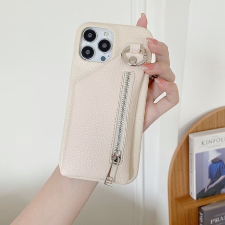 小銭入れ付き アイフォン15/14proカバー 革製 iPhone13mini/12/11proカバー 高品質 12色 スタンド 小銭/カード/お札/鍵収納可[M3233]