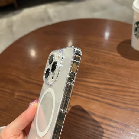 マグセーフ対応 高透明iphone16pro/15ケース  指紋付きにくいアイフォン14/13pro/12クリアケース シンプル 品質いい ハードケース[M3221]