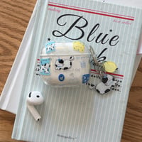 猫ちゃん Airpods Pro3ケース かわいい Airpods4/3カバー pro2/pro1 リング/キーホルダー ギフトにおすすめ[M6424]