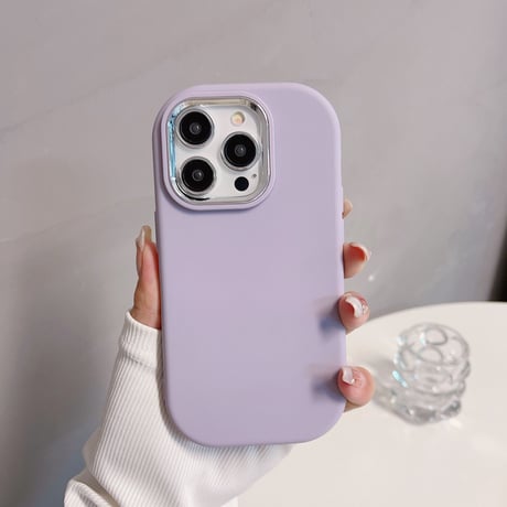 シリコン iPhone15/15proケース 無地 アイフォン14/13/12ケース イエロー ピンク ホワイト シンプル[M3545]