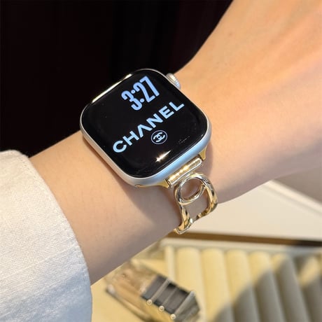 クリップ型 AppleWatchバンド ダイヤデコ 高品質 金属 アップルウォッチ10/9 ベルト Ultra3/2/1 Series 10/9/8 SE3/2/1 おしゃれ[M5457]