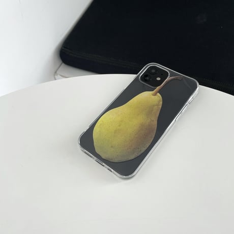 梨柄  iphone14/13/11/12proケース ナシ   iphonexr/se2カバー  果物のクリアケース  可愛い便利 M628