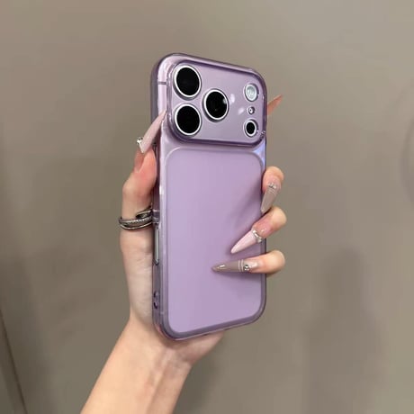セージ/ミストブルー/ラベンダーに合う iPhone17/17Proケース 薄型軽量 iPhone16Pro/15pro/14ProMaxケース カメラ保護 指紋防止[M6315]