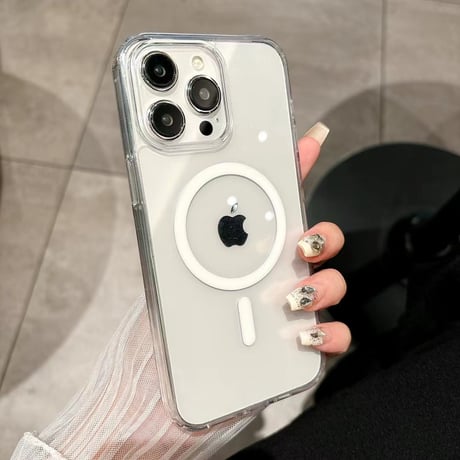 MagSafe iPhone16/16Plusケース 透明 黄ばまない iPhone15Pro/14promax/13カバー  クリアケース シンプル [M4611]