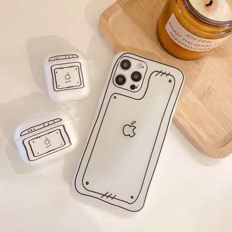 アップル  airpods第3世代ケース 落書き かわいい マット airpodsproカバー   面白い 人気[M1549]