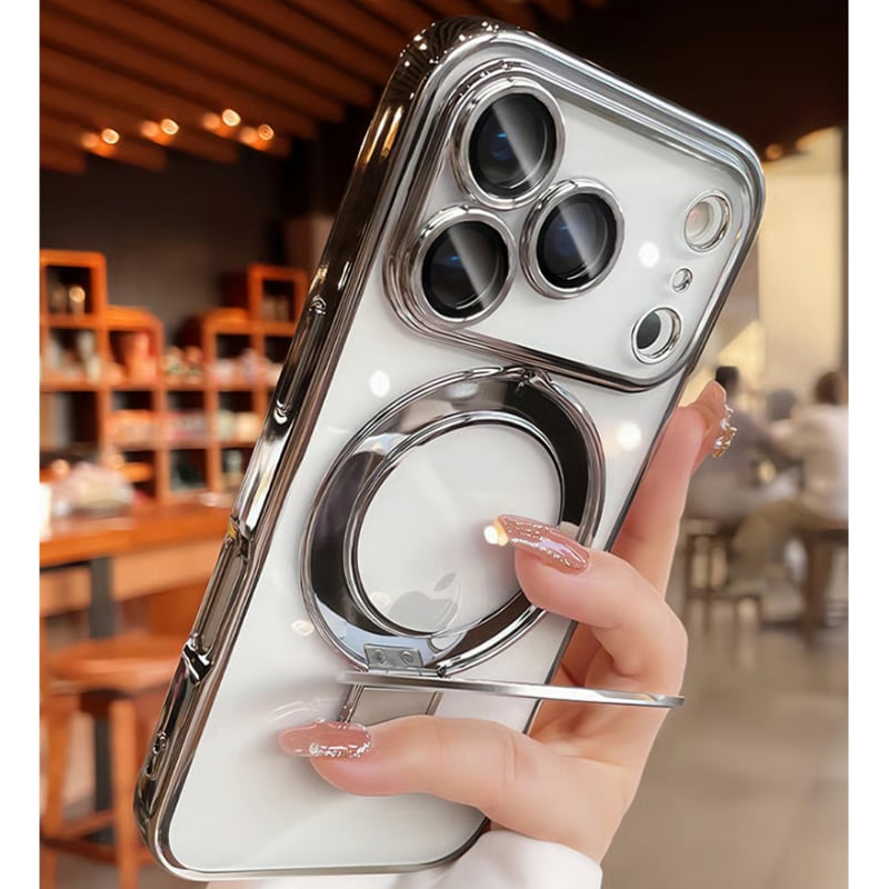 iPhone17Pro/16ProMaxケース MagSafeリングスタンド iPhone15