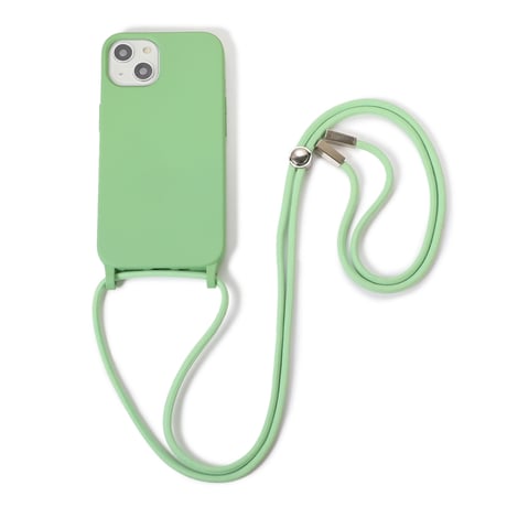肩掛けストラップ付 iphone14pro/14Plusケース シンプル シリコンアイフォン13mini/12カバー 頑丈 お揃い 男女向け[M2135]
