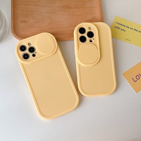 カメラレンズカバー付き iphone13/12promaxケース  シンプル iphone11/XSカバー カラフル  お揃い 頑丈[M1926]
