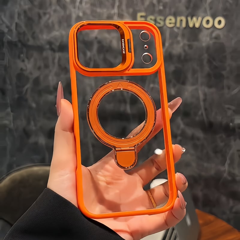 高機能高級感 iPhone17pro/16promaxケース MagSafeリングスタンドip